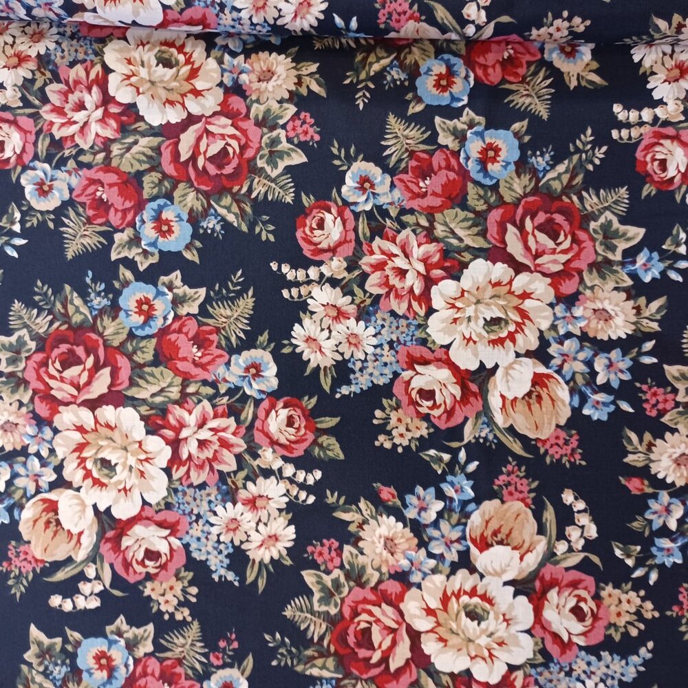 5 Yards Spring Heritage Floral by Marcus Brothers 100% Cotton Quilting Fabric